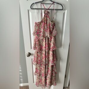 Vero Moda Pink Floral Dress